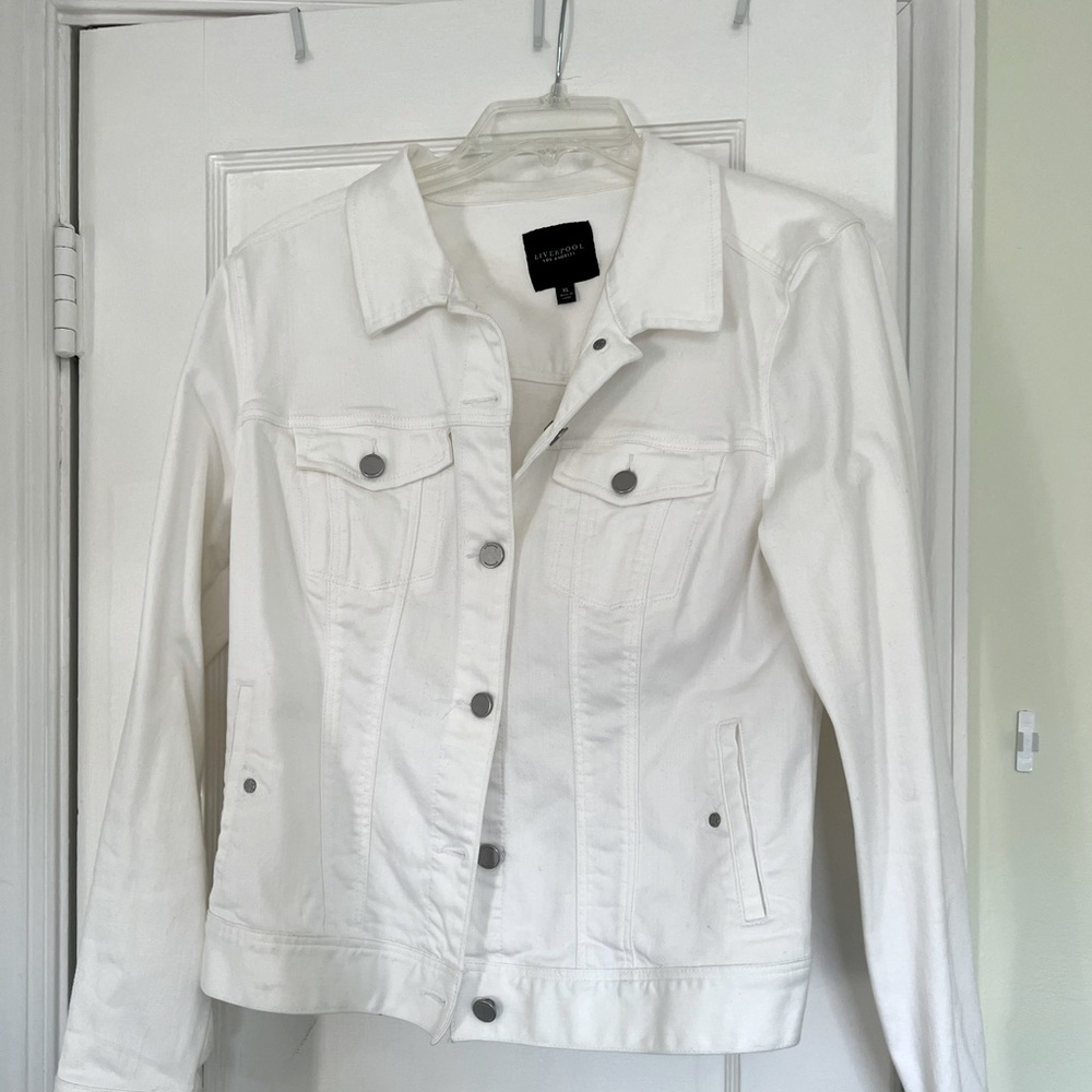 Liverpool Jeans los Angeles White Jean Jacket for Women XL
